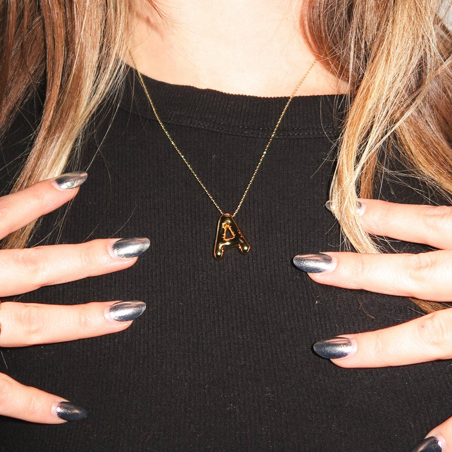 Bubble Letter Necklace