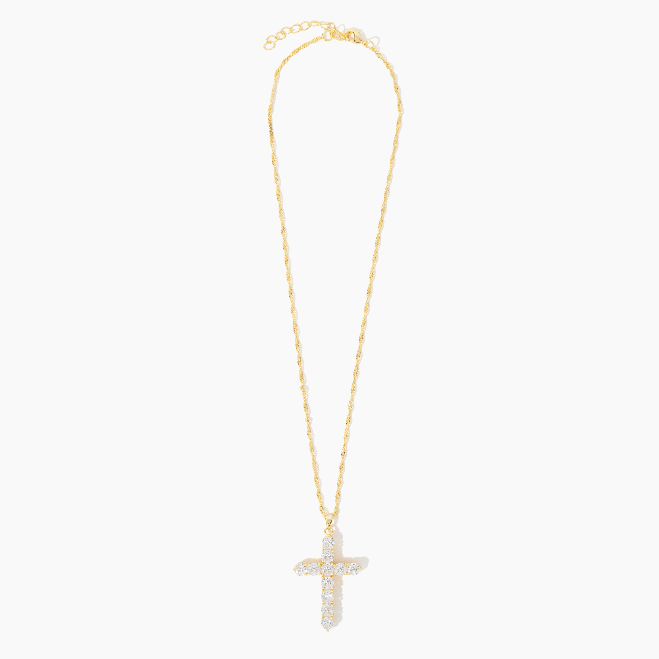 Elara Chinoiserie Cross Necklace main image 1